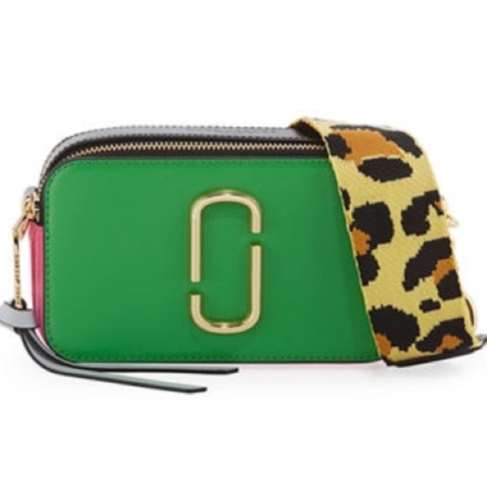 Marc Jacobs Snapshot Bag with Leopard Strap
